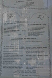 Kohinoor Menu2