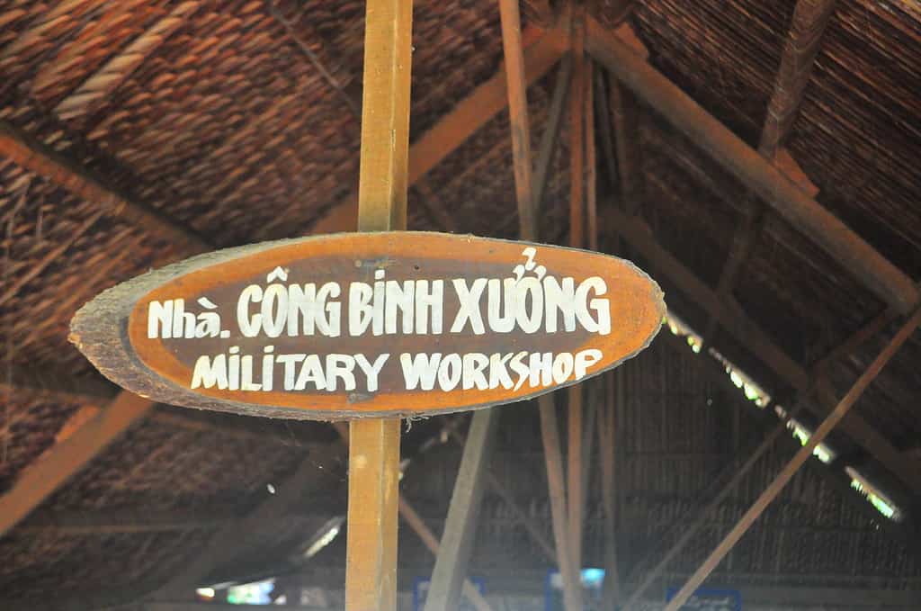 Military workshop (Cu Chi Tunnel)